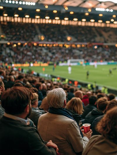 Stadium Crowd Photography Poster. poster print