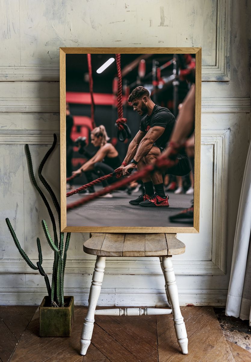 CrossFit Training Photography Poster. — room view 1