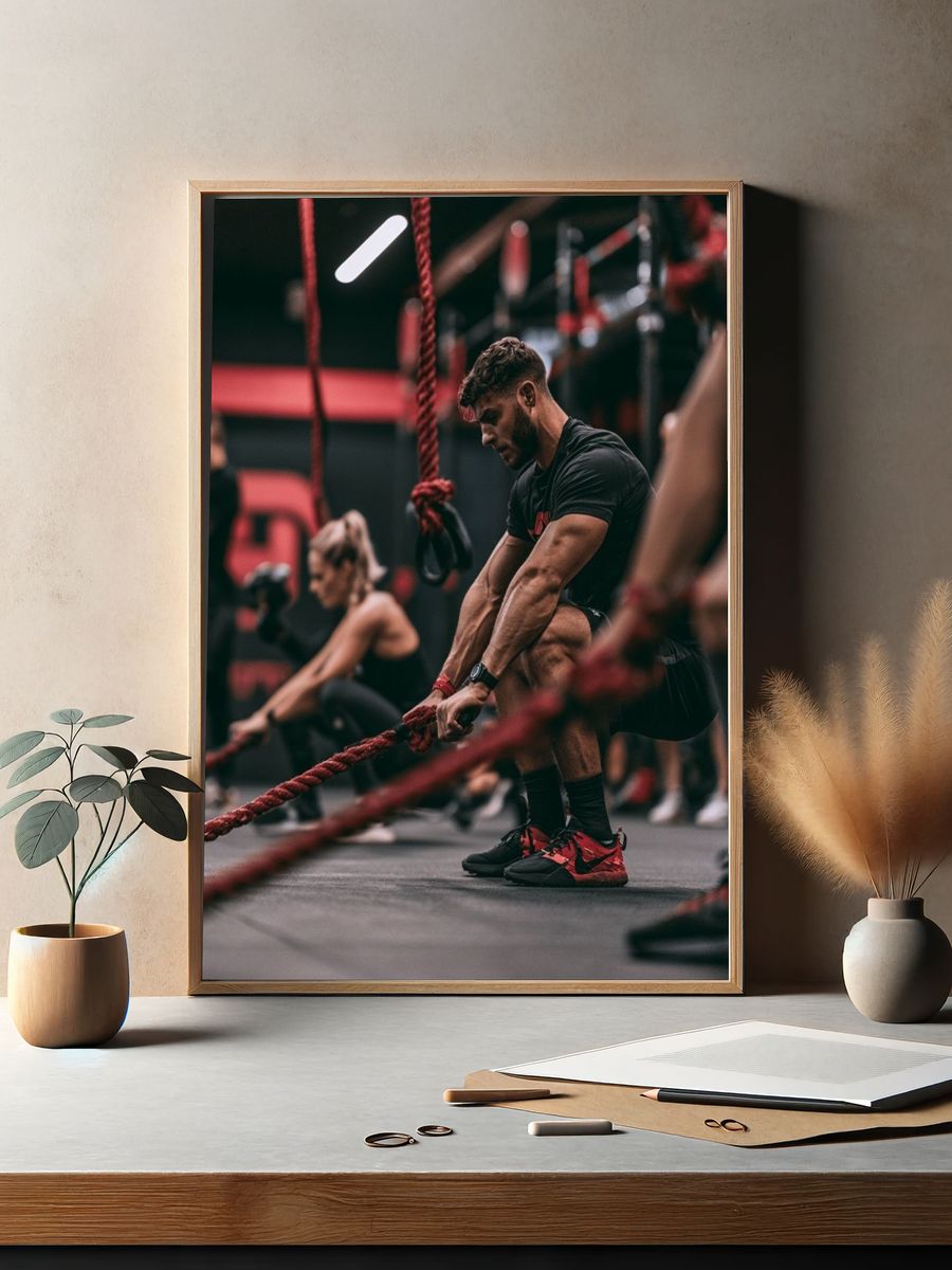 CrossFit Training Photography Poster. — room view 2