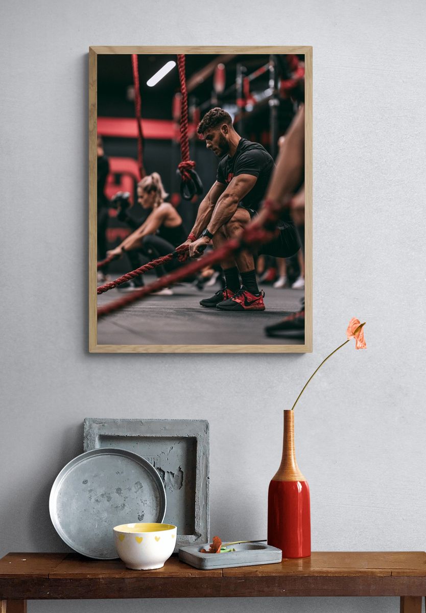 CrossFit Training Photography Poster. — room view 3