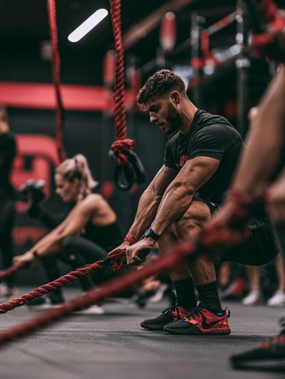 CrossFit Training Photography Poster. poster