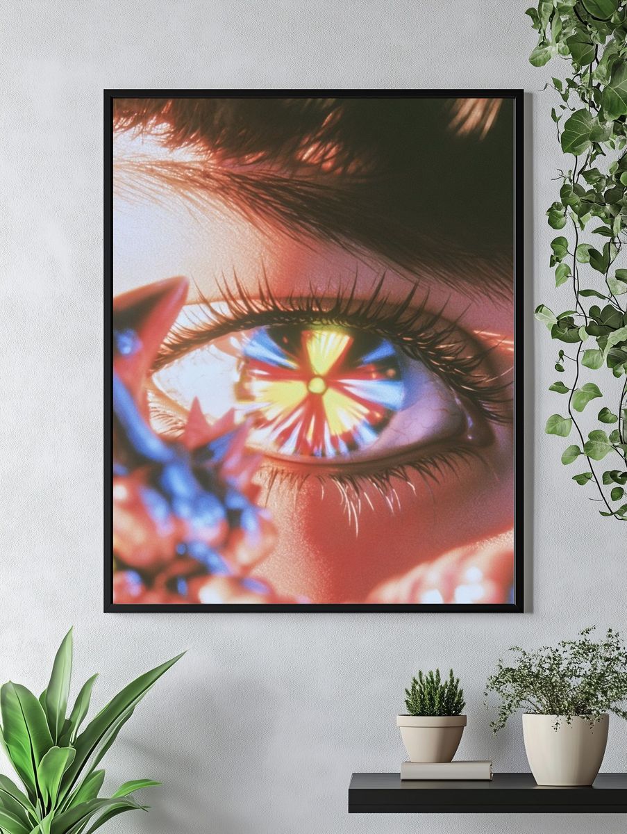 Surreal Eye Reflection Poster. — room view 4