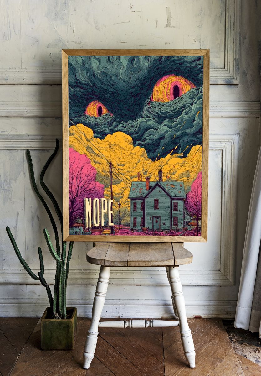 Surreal Nope House Poster room preview