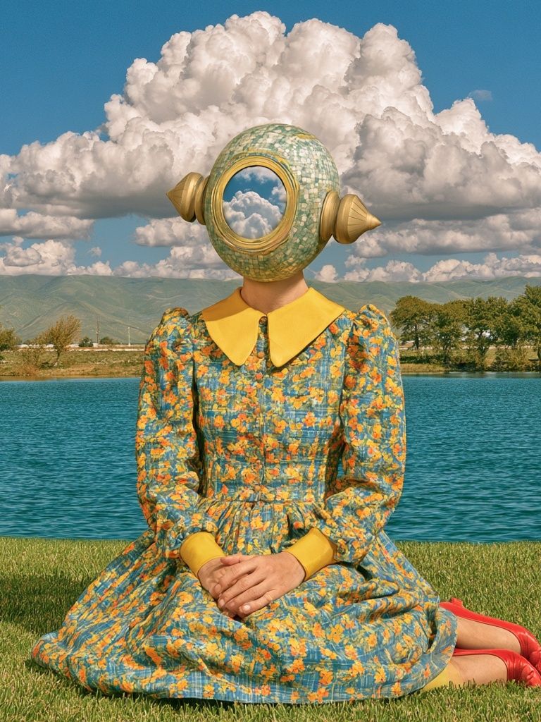 Surreal Lakeside Portrait Print. poster — photography art