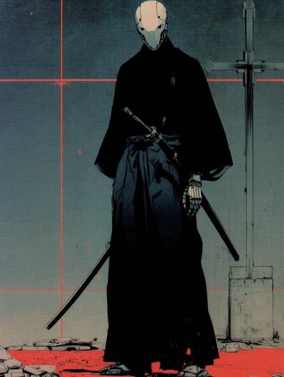 Samurai Robot — Anime Print. poster print