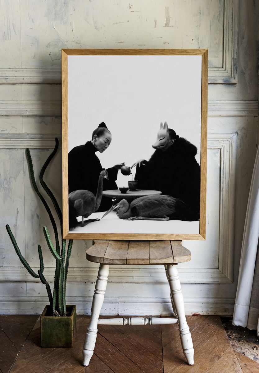 Surreal Tea Ceremony Print. — room view 1