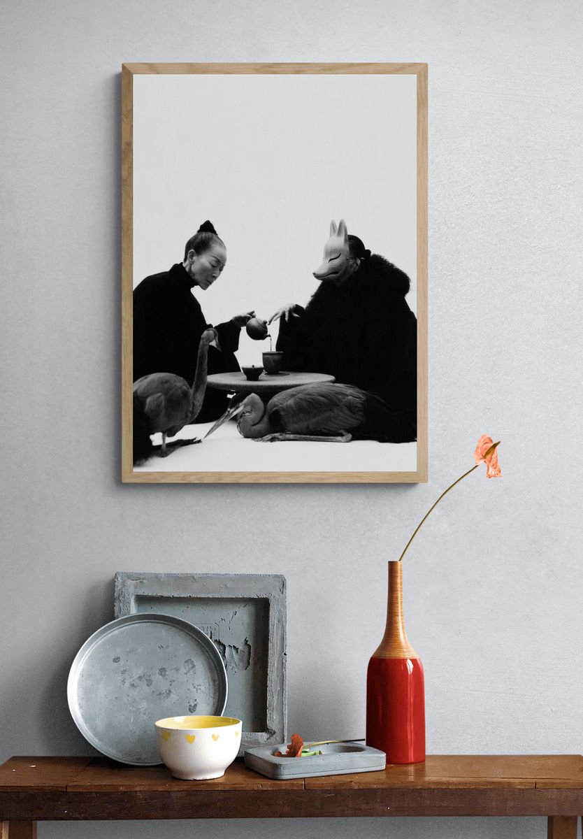Surreal Tea Ceremony Print. — room view 3