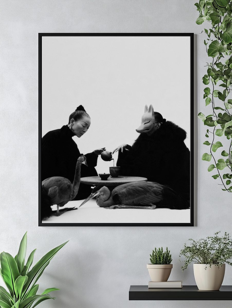 Surreal Tea Ceremony Print. — room view 4