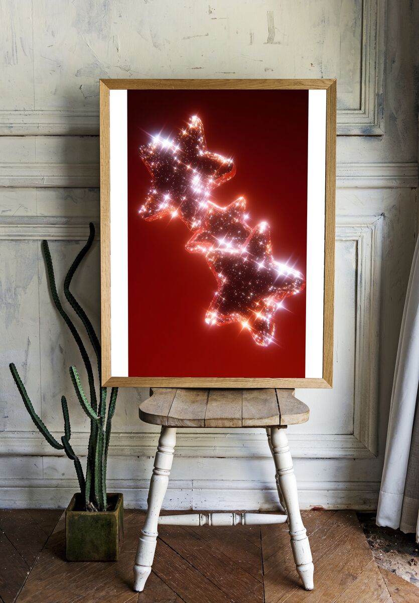 Sparkling Star Decoration Poster room preview