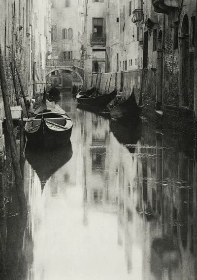Venetian Canal (1894) Alfred Stieglitz. poster print