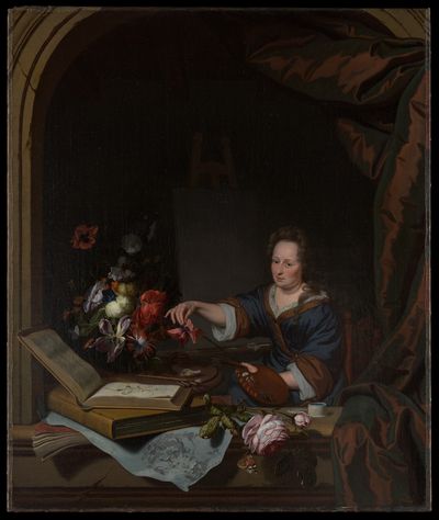 Rachel Ruysch (1664–1750) by Rachel Ruysch — Art Print. poster