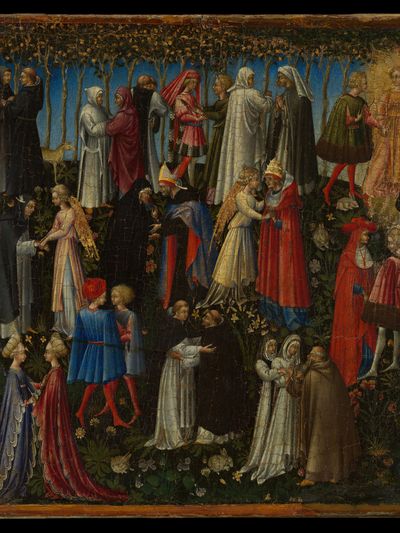 Paradise by Giovanni di Paolo (Giovanni di Paolo di Grazia) — Art Print. poster print
