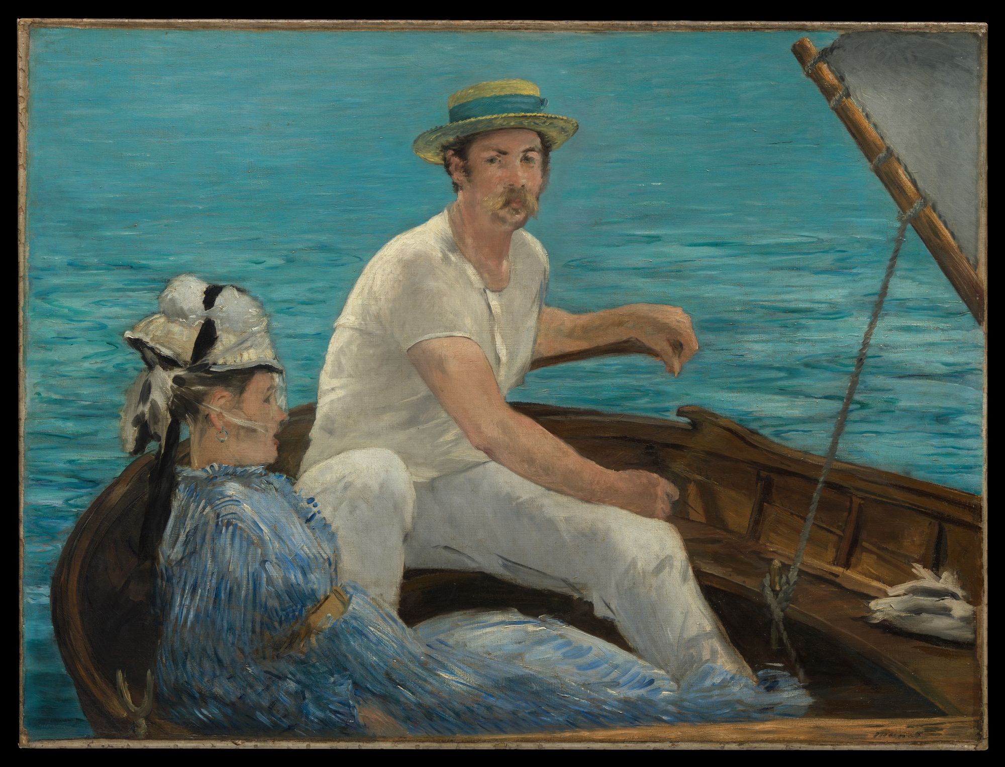 Boating by Edouard Manet — Art Print. poster detail