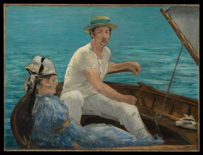 Boating by Edouard Manet — Art Print. poster