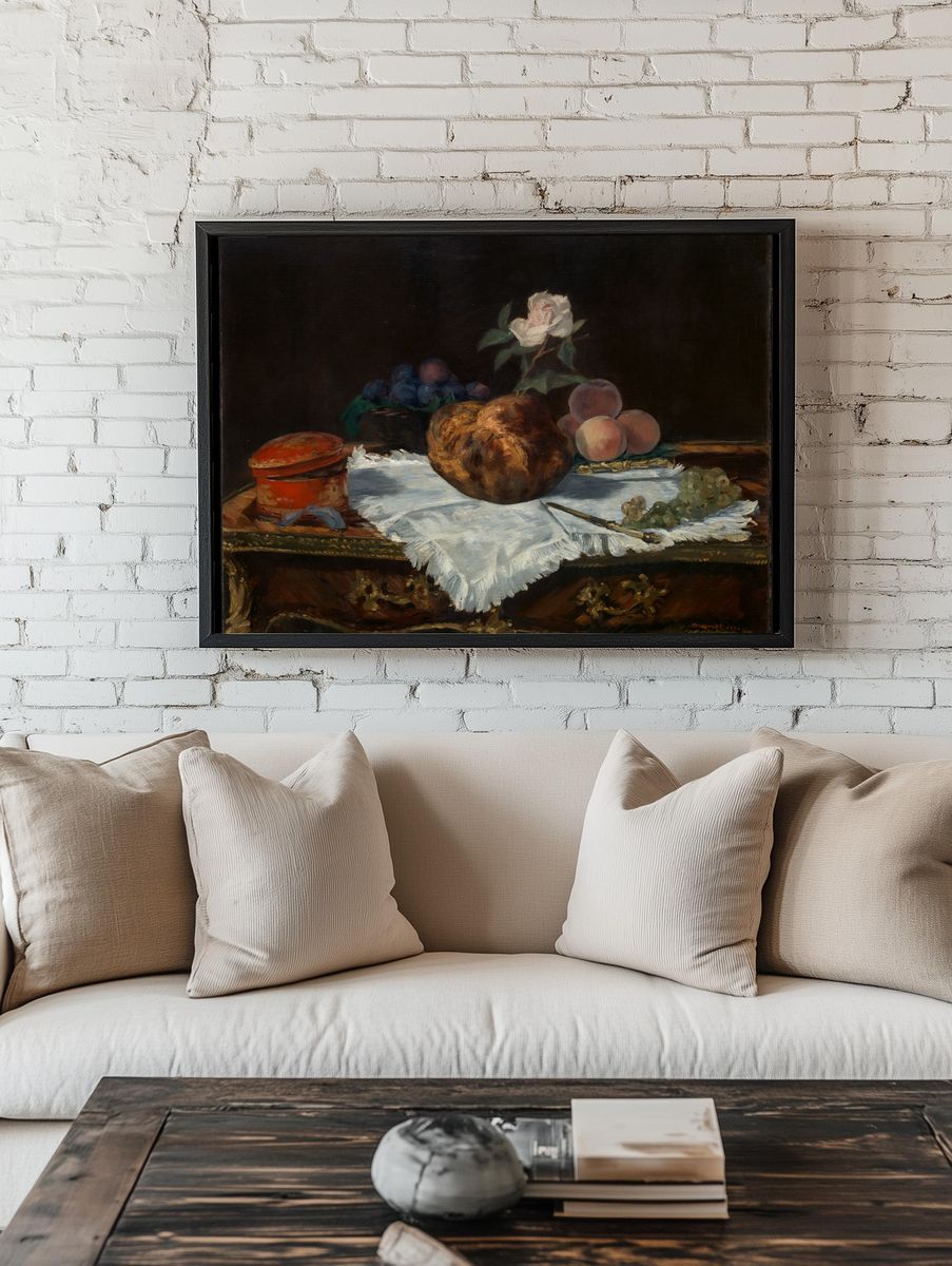 The Brioche by Edouard Manet — Art Print. — room view 1