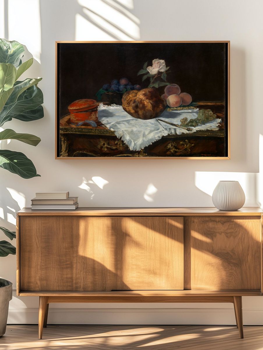 The Brioche by Edouard Manet — Art Print. — room view 3