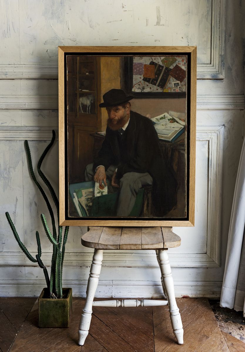 The Collector of Prints by Edgar Degas. room preview