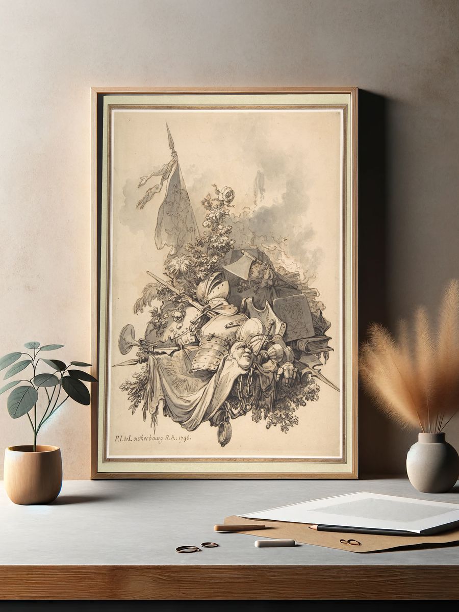 The House of York by Philippe Jacques de Loutherbourg — Art Print. — room view 2