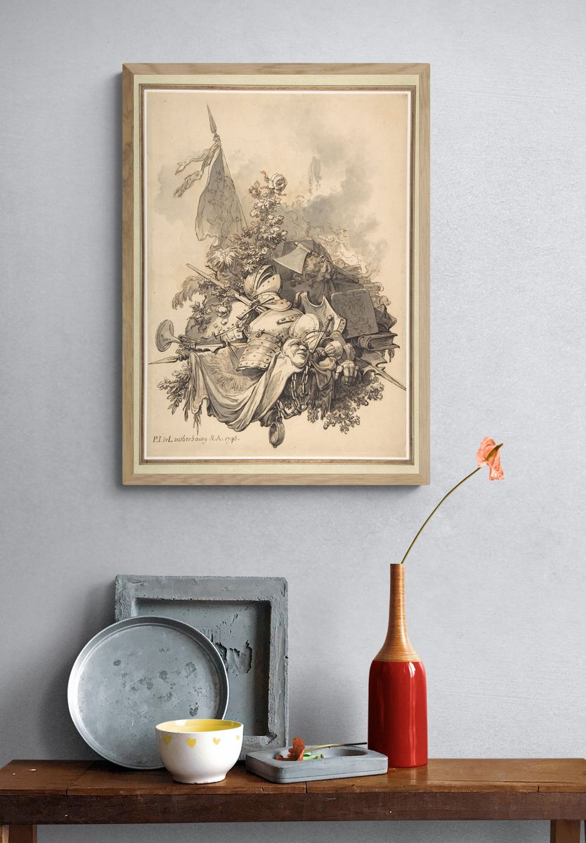 The House of York by Philippe Jacques de Loutherbourg — Art Print. — room view 3