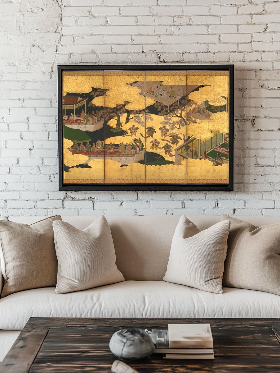 “Butterflies” by Tosa Mitsuyoshi — Art Print. room preview