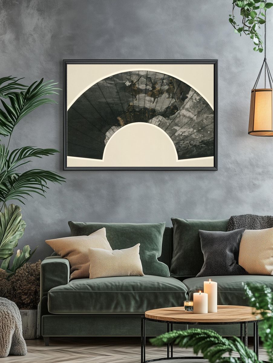 Fan Mount: The Ballet by Edgar Degas — Art Print. — room view 4