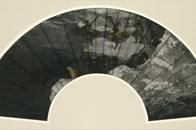 Fan Mount: The Ballet by Edgar Degas — Art Print. poster print