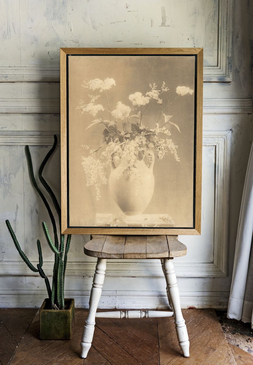 [Vase of Flowers] by Unknown — Art Print. — room view 1