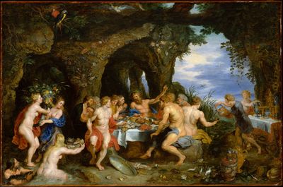 The Feast of Acheloüs by Peter Paul Rubens — Art Print. poster print