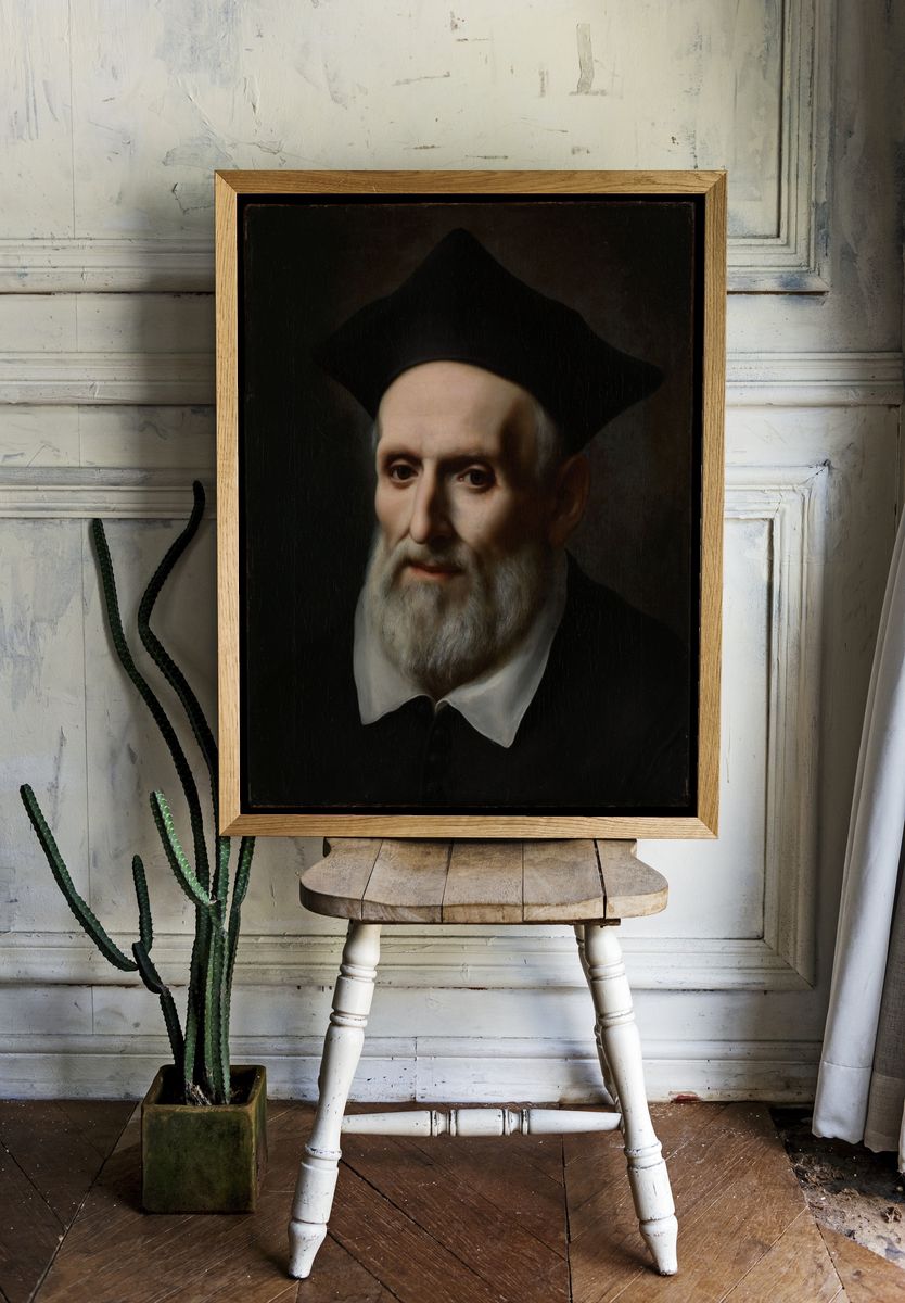 Saint Philip Neri (1515–1595) by Carlo Dolci — Art Print. — room view 1