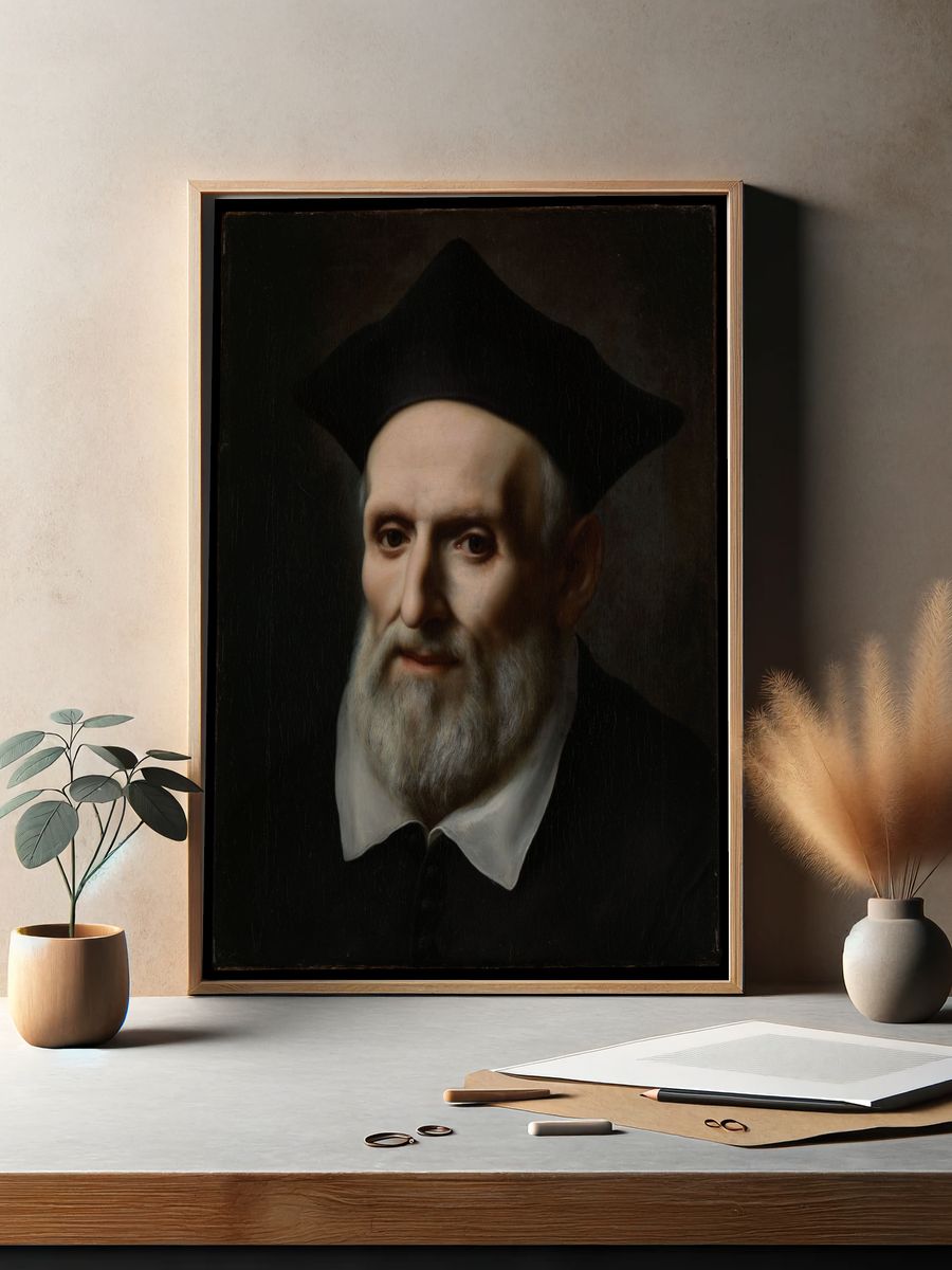 Saint Philip Neri (1515–1595) by Carlo Dolci — Art Print. — room view 2