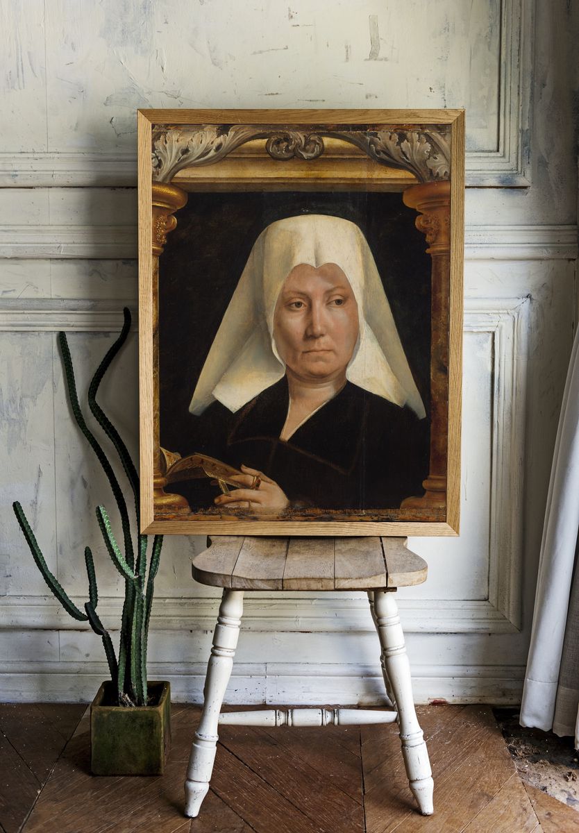 Portrait of a Woman by Quinten Massys — Art Print. — room view 1