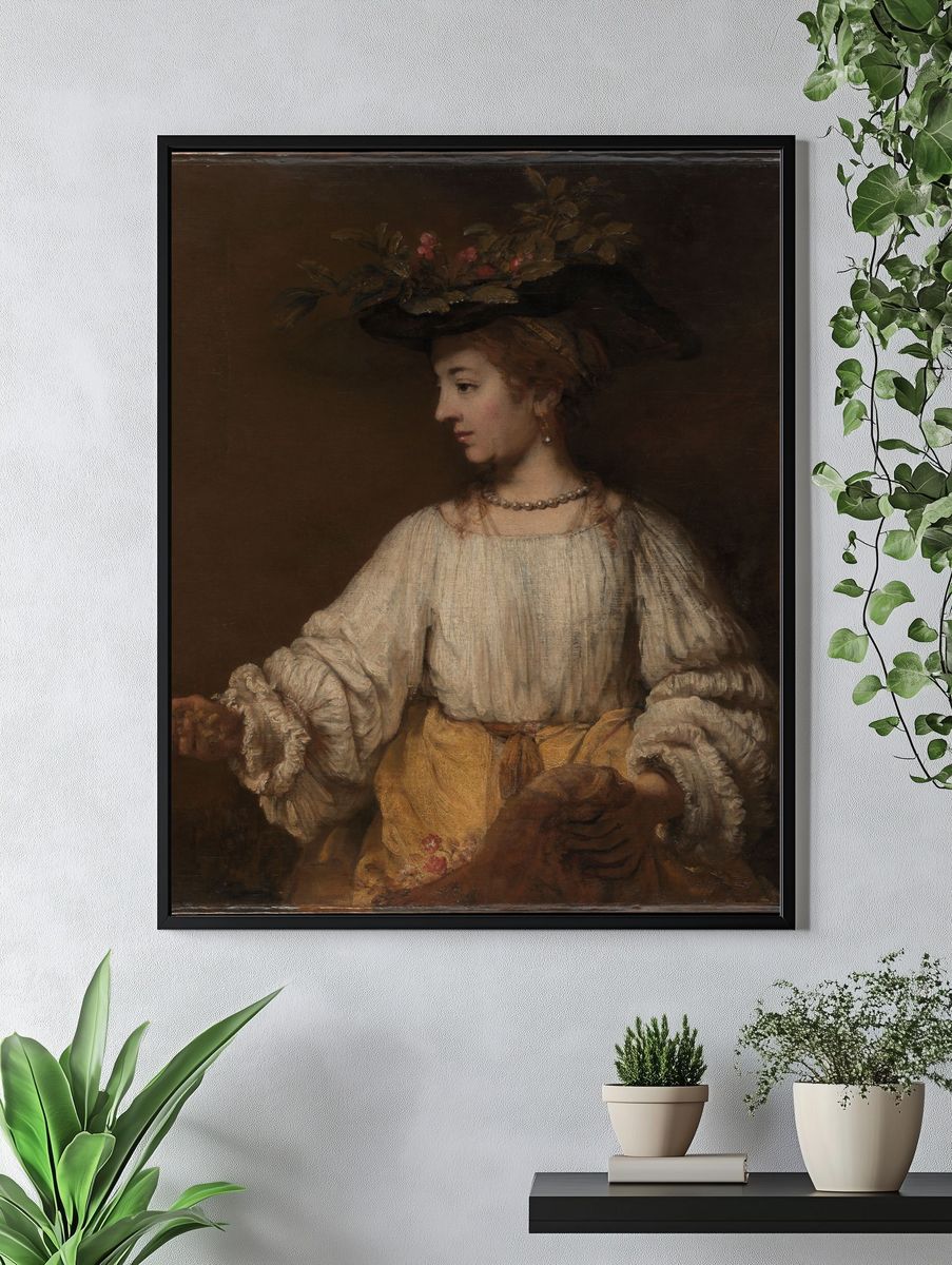 Flora by Rembrandt (Rembrandt van Rijn) — Art Print. — room view 4