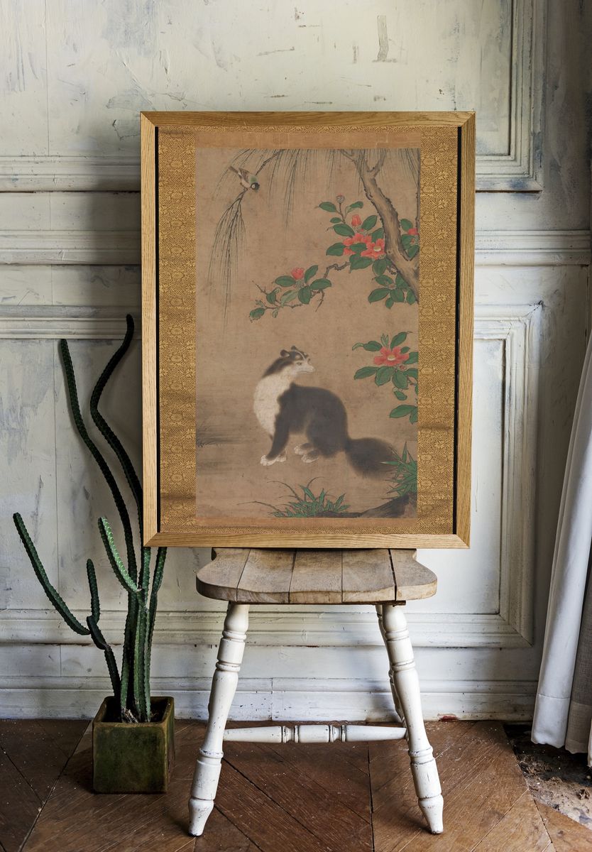 Musk Cat by Uto Gyoshi — Art Print. — room view 1