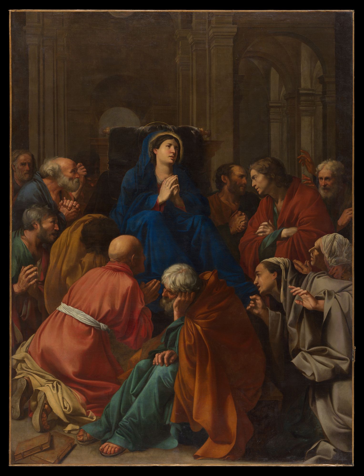 The Dormition of the Virgin by Carlo Saraceni — Art Print. poster detail