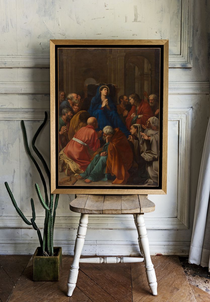 The Dormition of the Virgin by Carlo Saraceni — Art Print. — room view 1