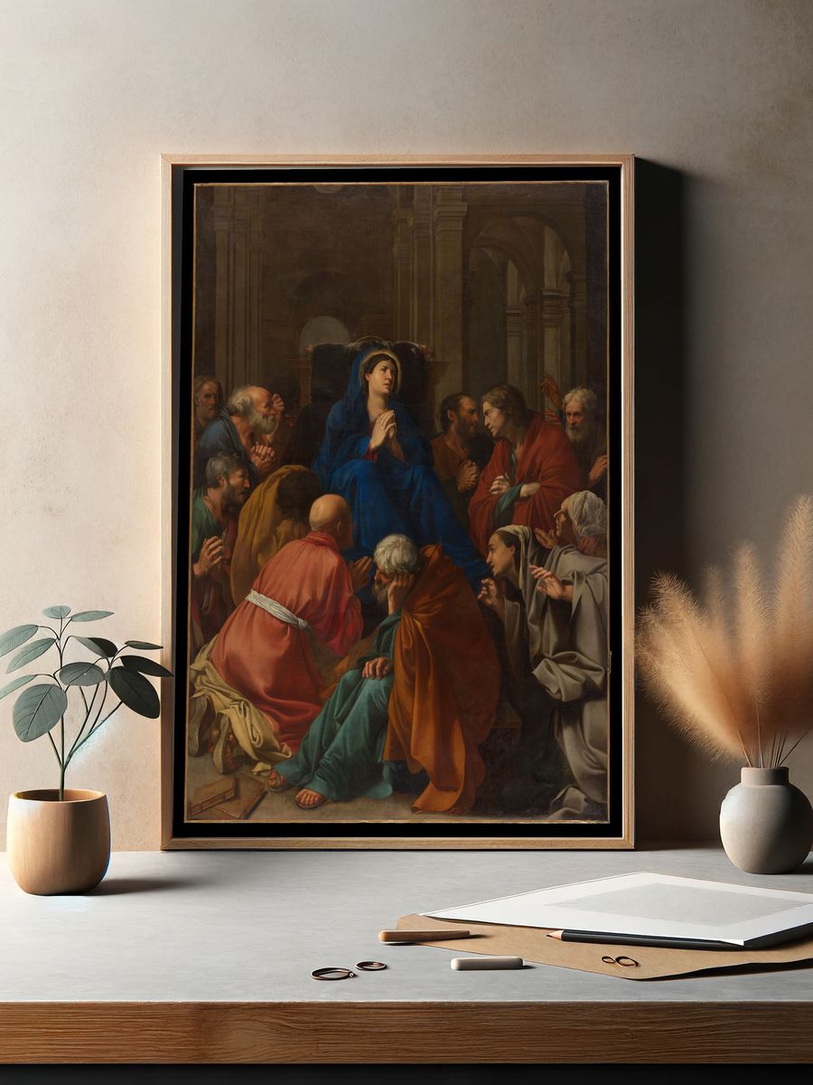 The Dormition of the Virgin by Carlo Saraceni — Art Print. — room view 2
