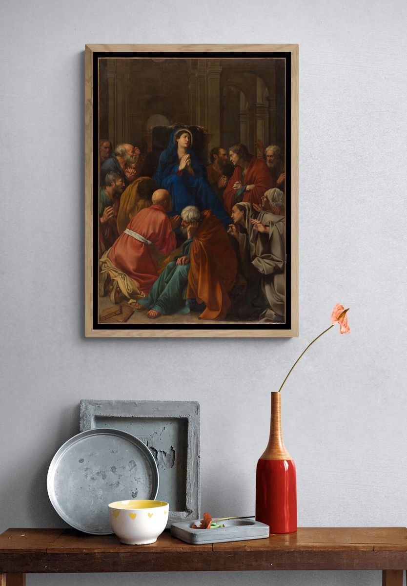 The Dormition of the Virgin by Carlo Saraceni — Art Print. — room view 3