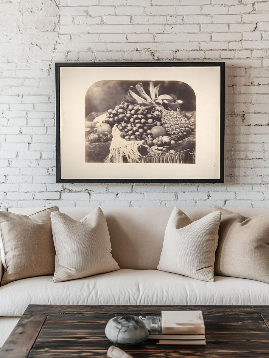 [Still Life with Fruit] by Roger Fenton — Art Print. — room view 1