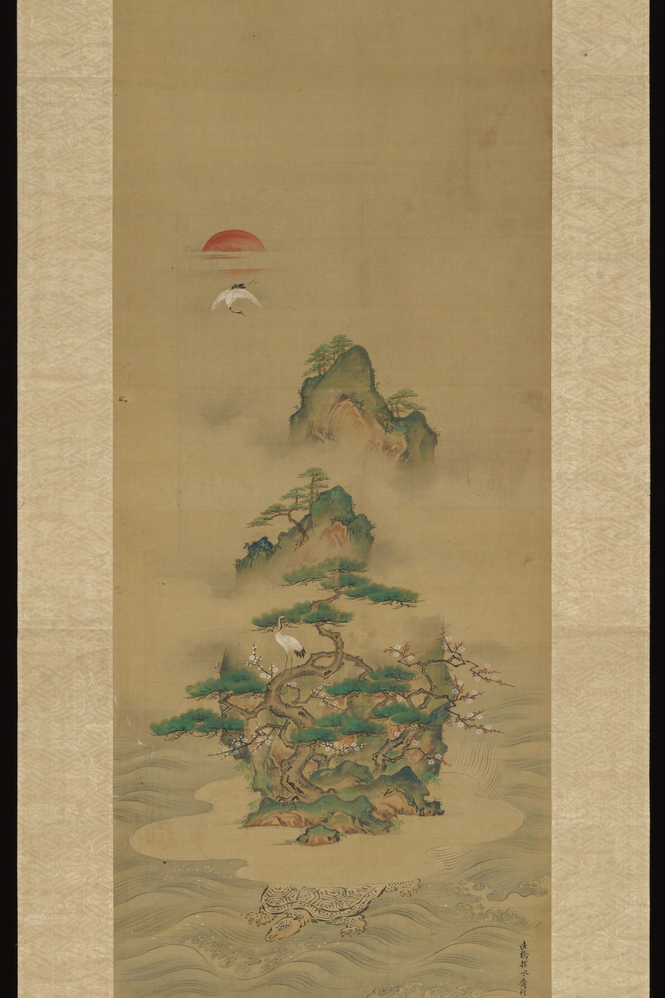 Mount Penglai with Eight Views of Xiao and Xiang by Kano Tansui Moritsune — Art Print. poster detail