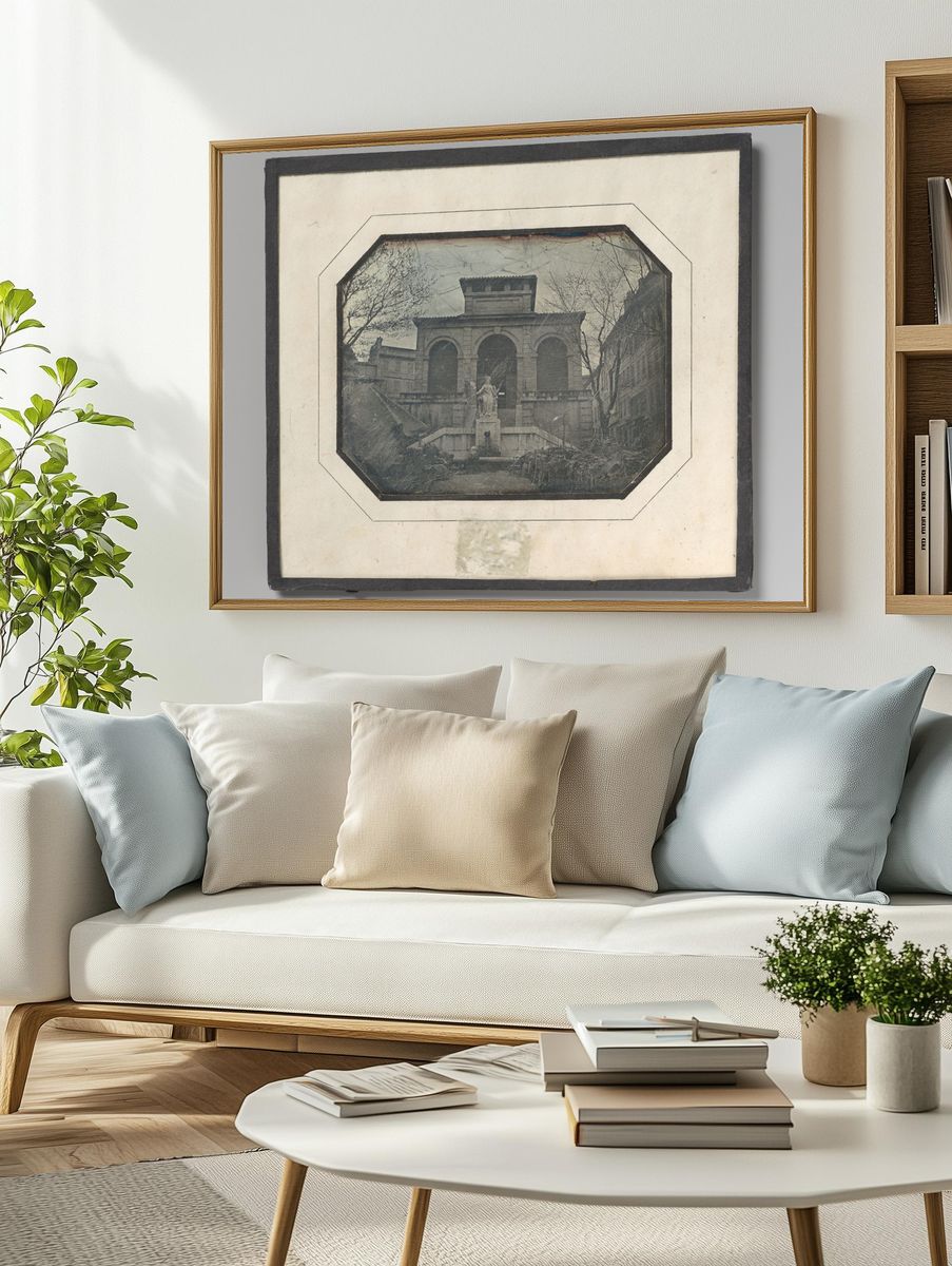 Halle des Capucins, Marché aux Fleurs, Marseille, France by Unknown — Art Print. — room view 2