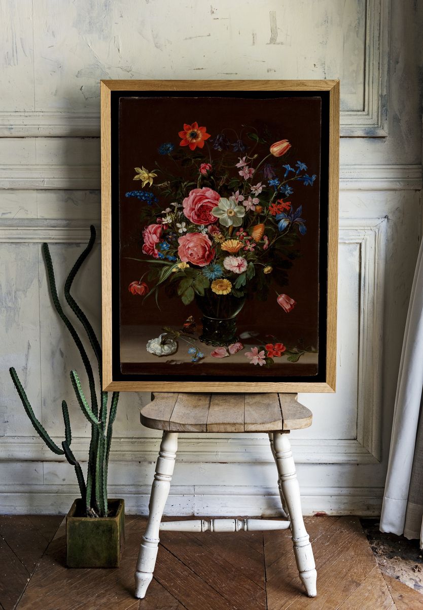 A Bouquet of Flowers by Clara Peeters — Art Print. room preview