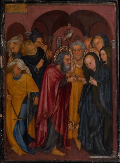 The Marriage of the Virgin by Michelino da Besozzo (Michelino de Mulinari) — Art Print.