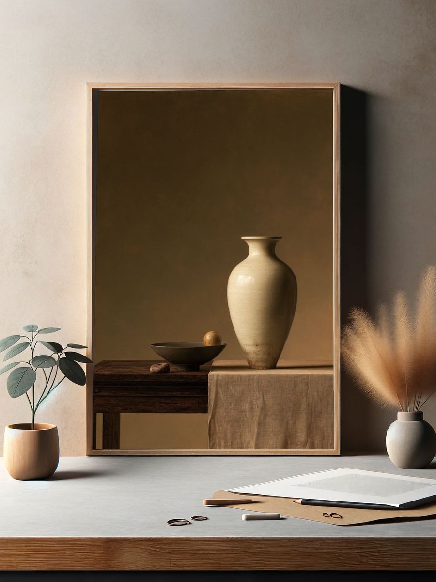 Still Life Vase Photography Poster. — room view 2