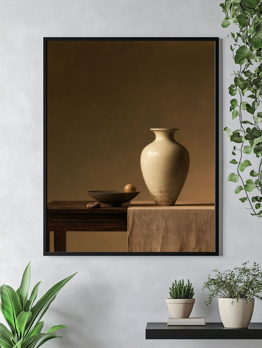 Still Life Vase Photography Poster. — room view 4