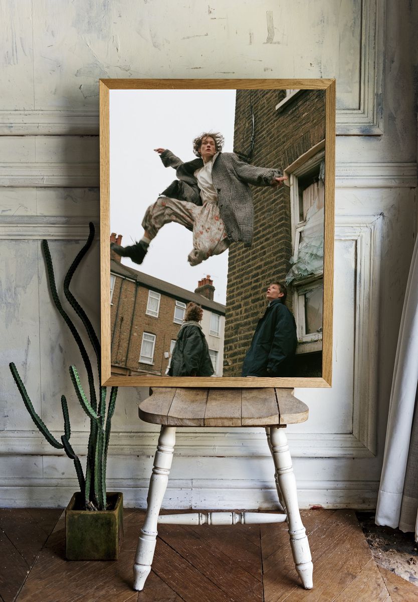 Urban Leap Street Photography Poster. — room view 1