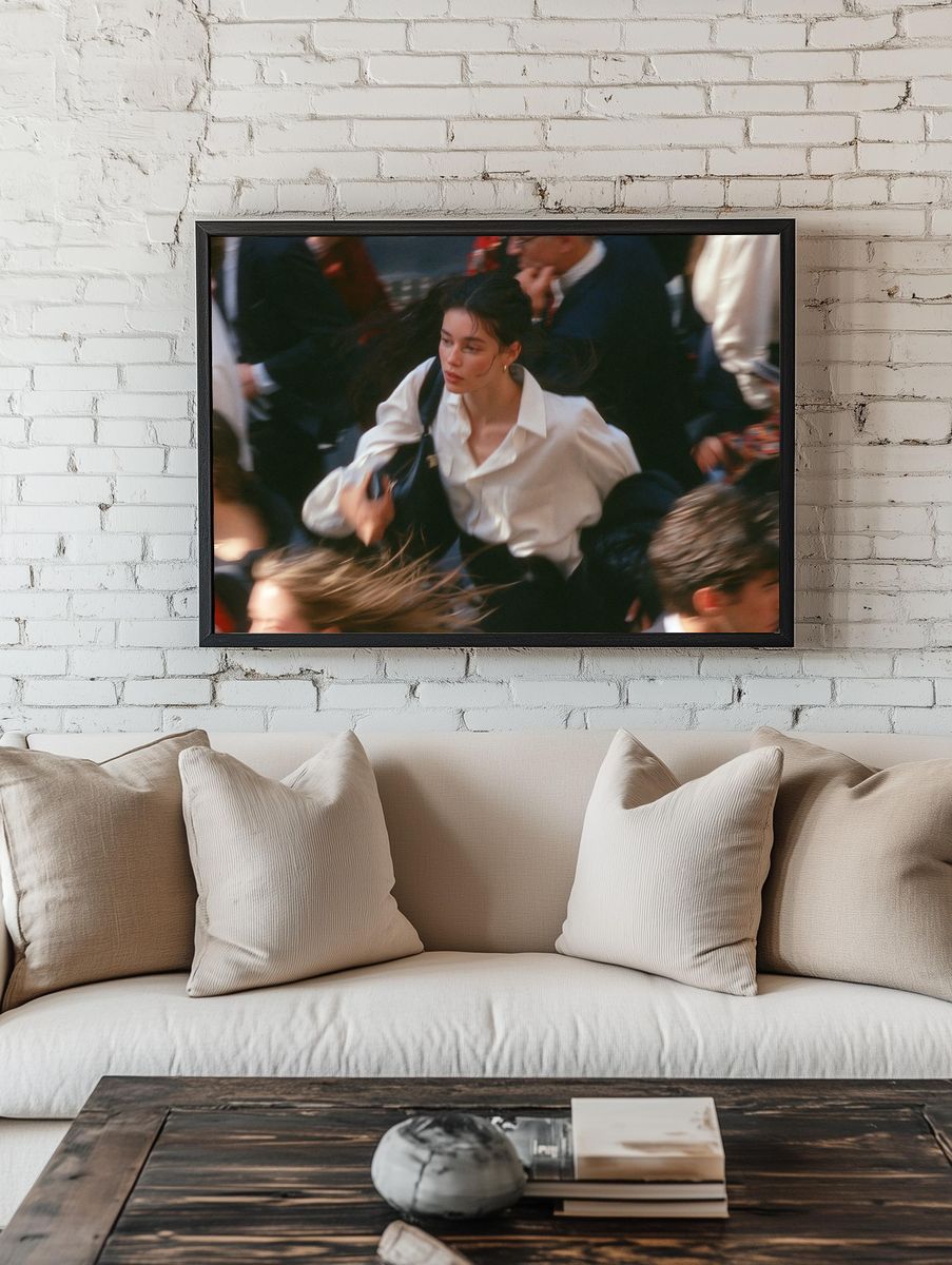 Crowd Motion Street Photography Poster. room preview