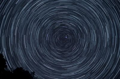 Spiral starry sky. poster