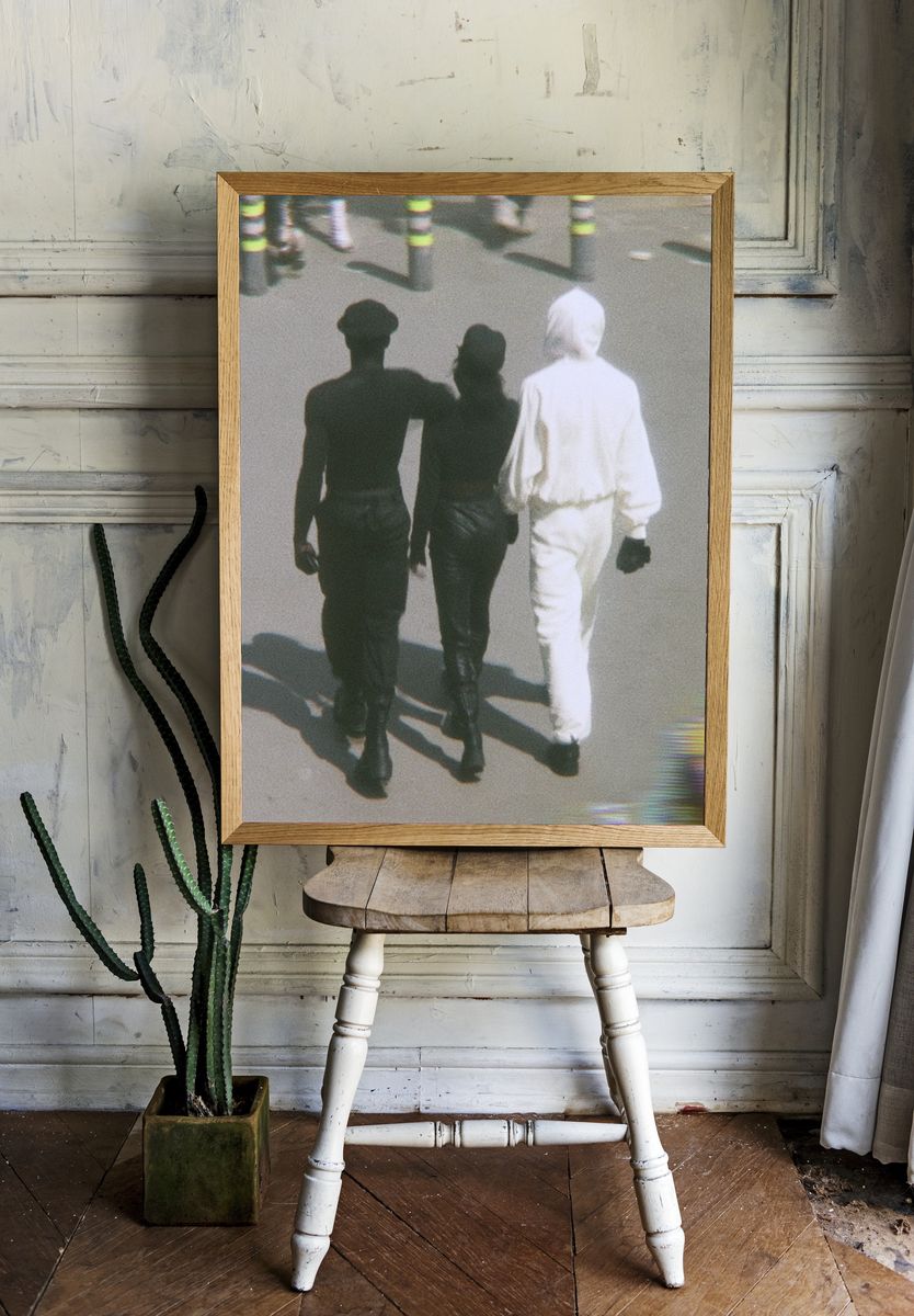 Street Walkers Photography Poster. room preview