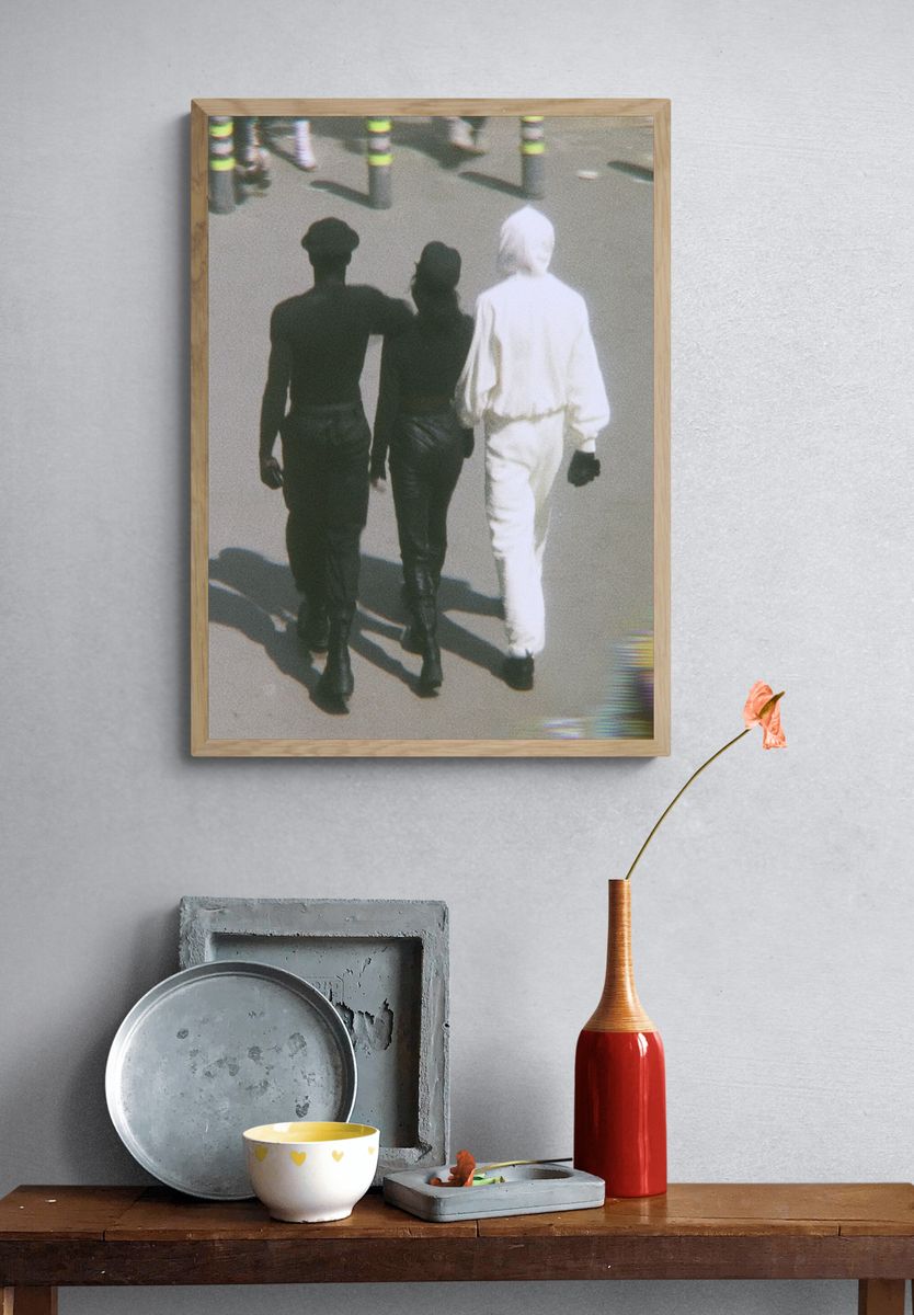 Street Walkers Photography Poster. — room view 3