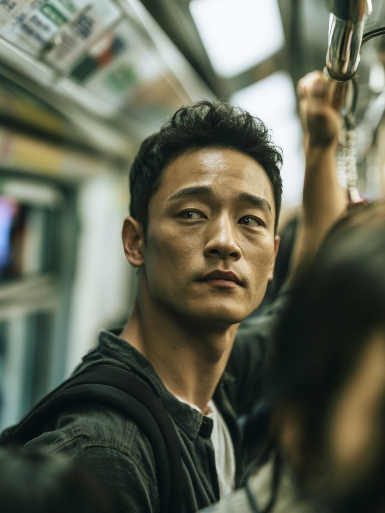 Subway Portrait Photography Poster. poster — photography art